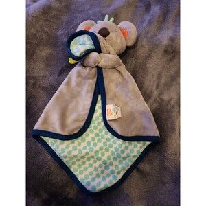 B. Baby Lovey Cuddly Plush Koala Bear  Security Blanket Gray